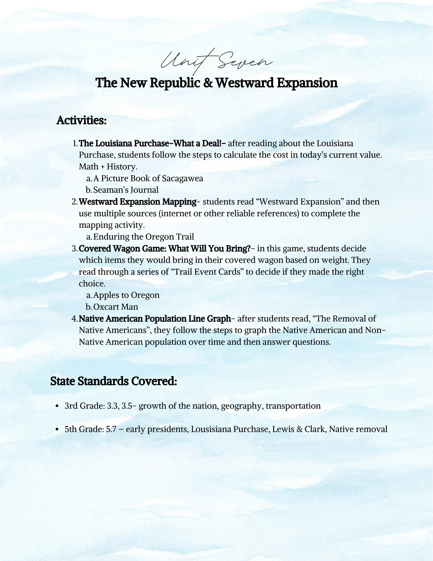 Full Year Early American History Curriculum- PRINTED (PRE-ORDER)