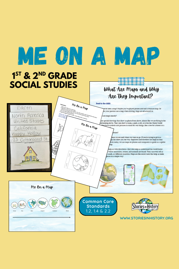 Me on the Map Project - Geography & Community Activity for K–2