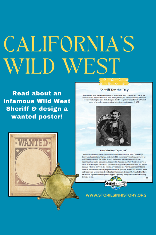 Learn About a Wild West Sheriff & Make a "Wanted" Poster (California History)