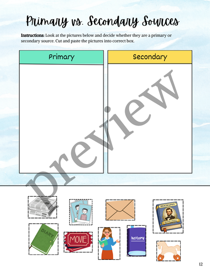 My World, My Story Extension Pack- PRINTED