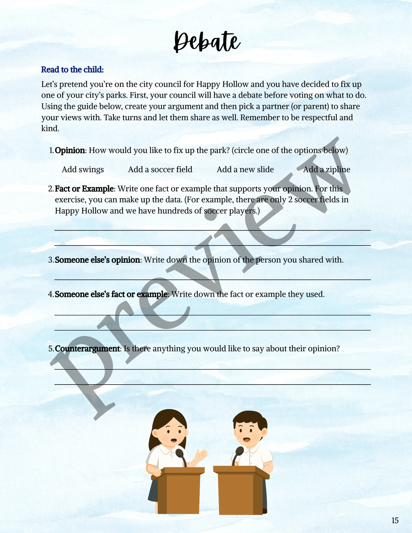 My World, My Story Extension Pack- PRINTED
