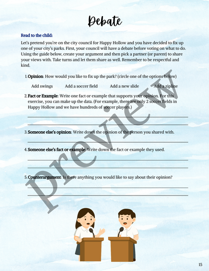 My World, My Story Extension Pack- PRINTED
