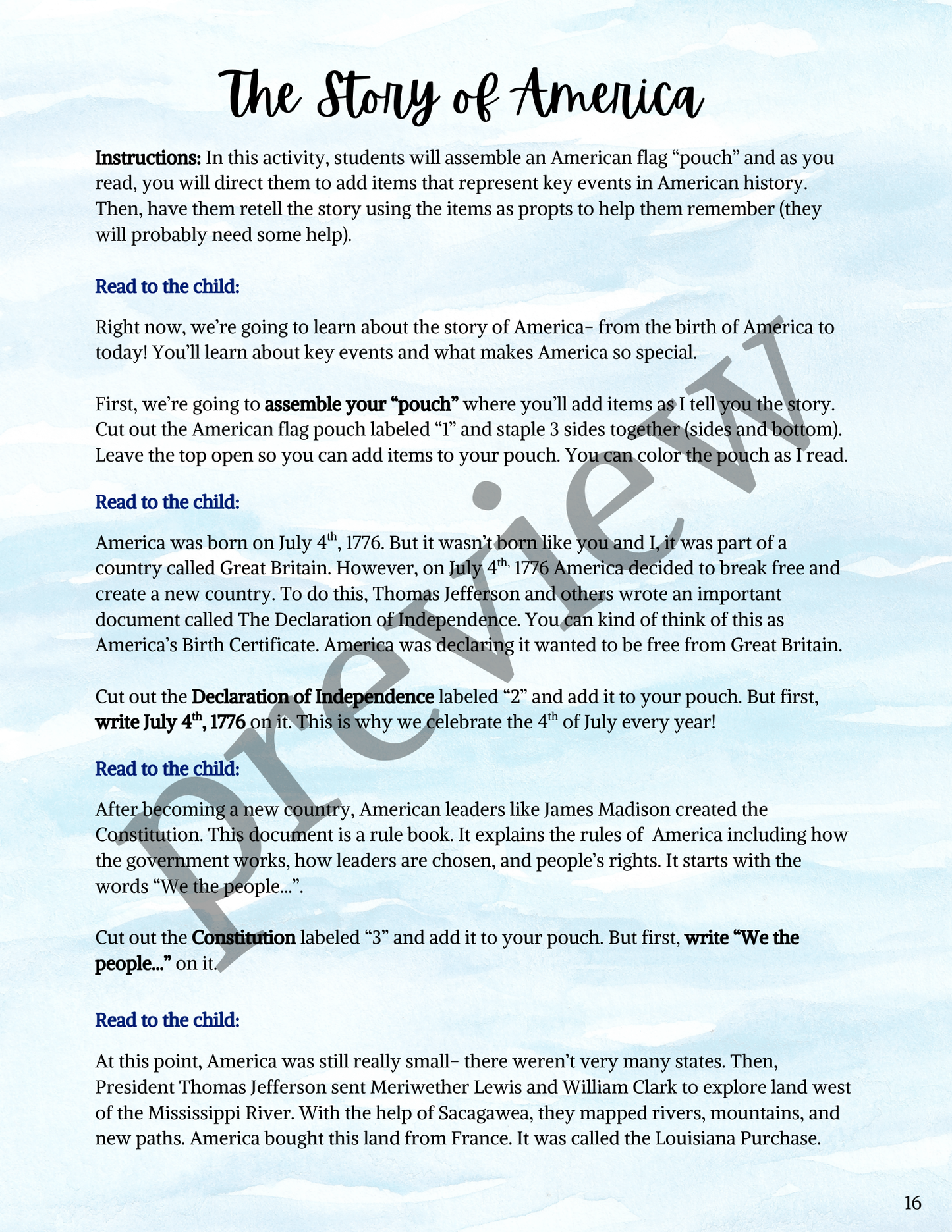 My World, My Story Extension Pack- PRINTED