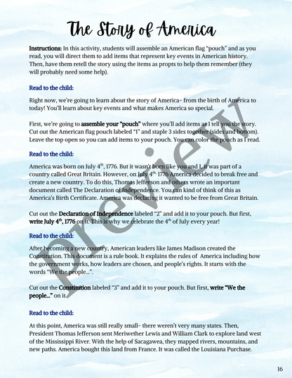 My World, My Story Extension Pack- PRINTED