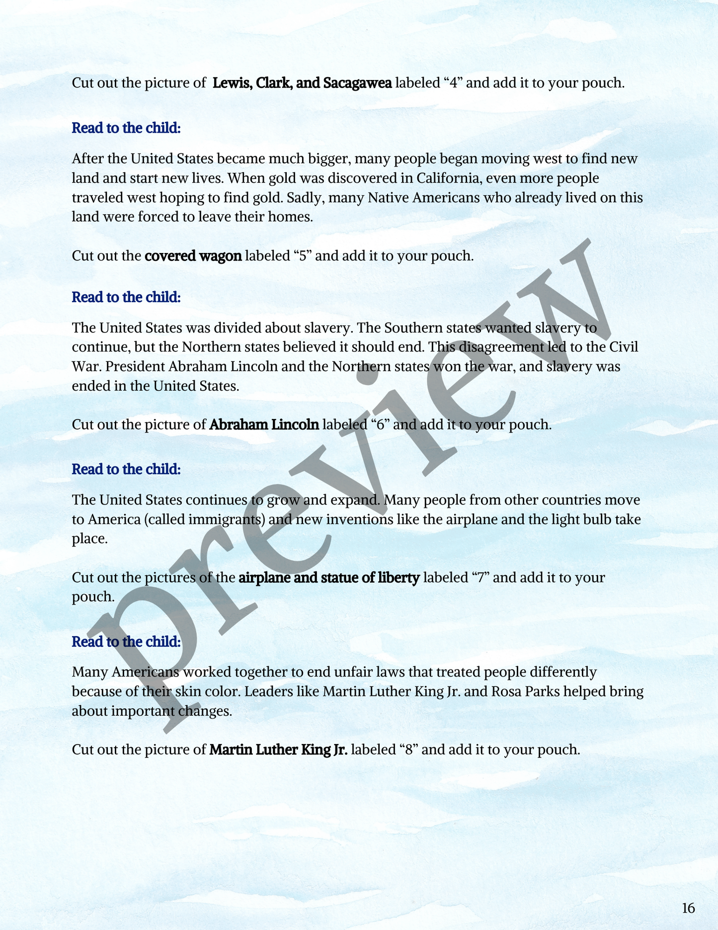 My World, My Story Extension Pack- PRINTED