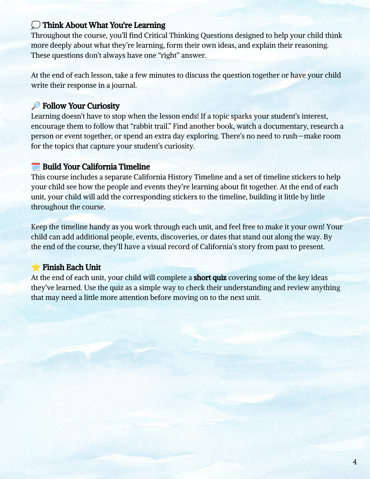 Full Year California History Curriculum- PRINTED + Digital