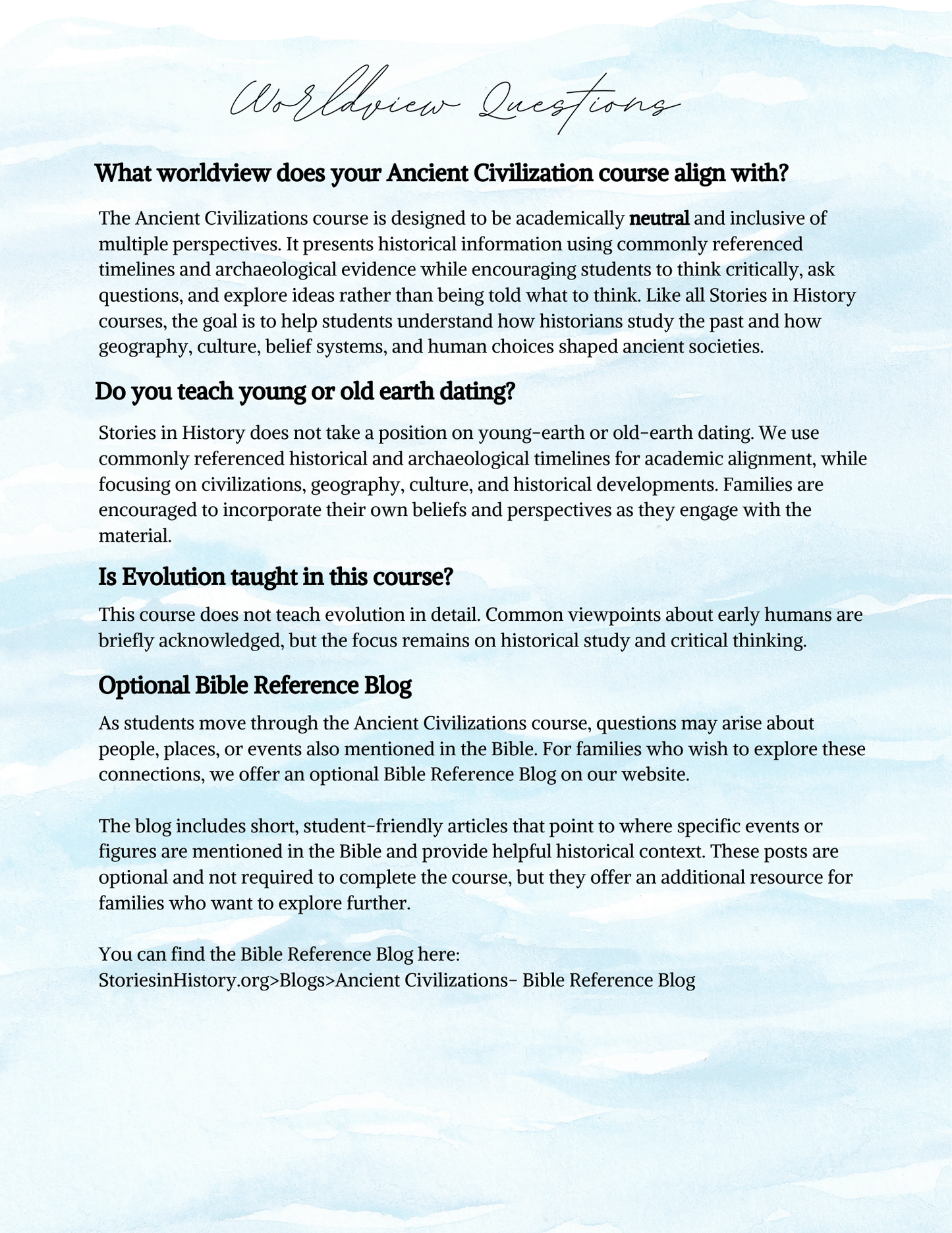 Full-Year Ancient Civilizations Curriculum- DIGITAL DOWNLOAD