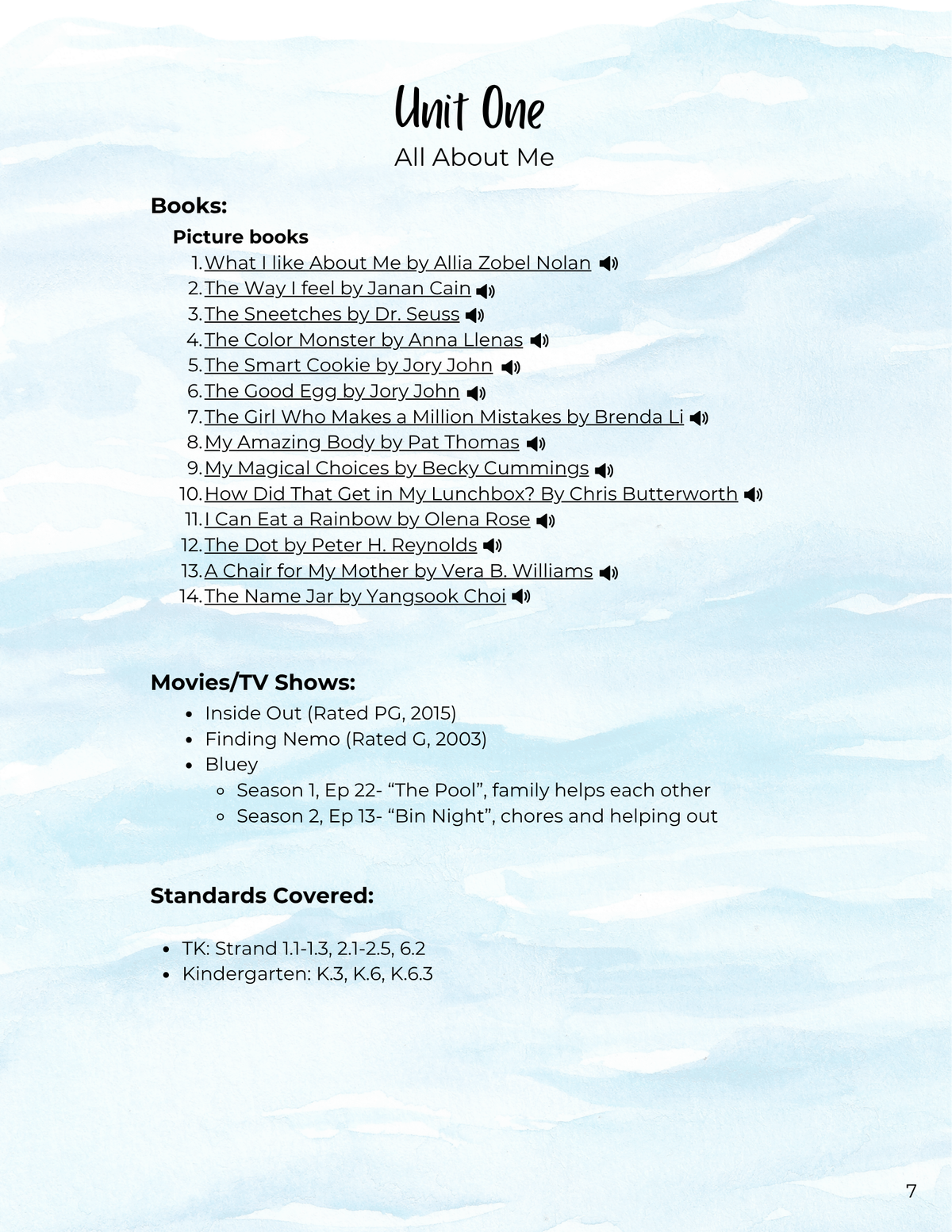 Full Year My Story Begins- TK & Kinder Curriculum- DIGITAL DOWNLOAD ONLY