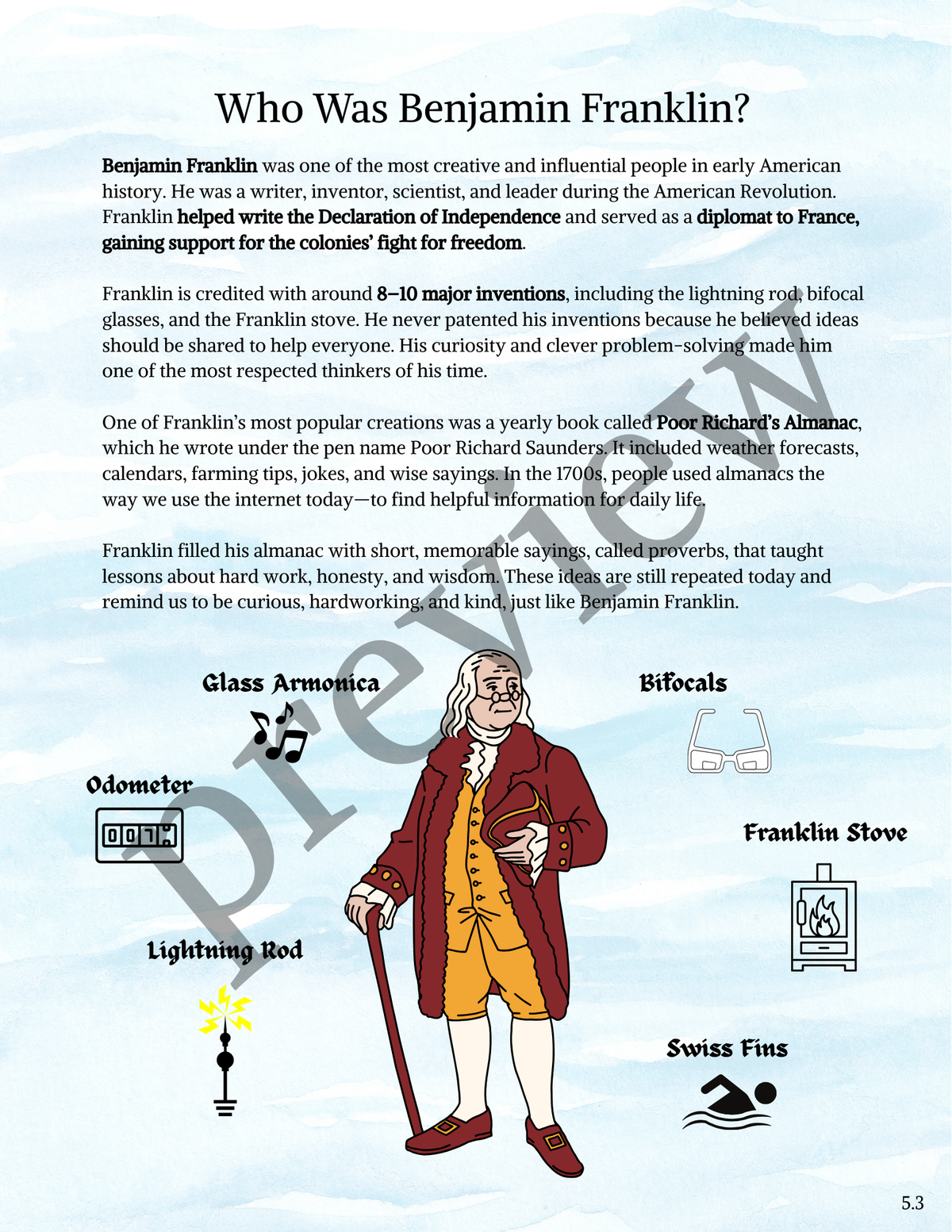 Full Year Early American History Curriculum- PRINTED + Digital