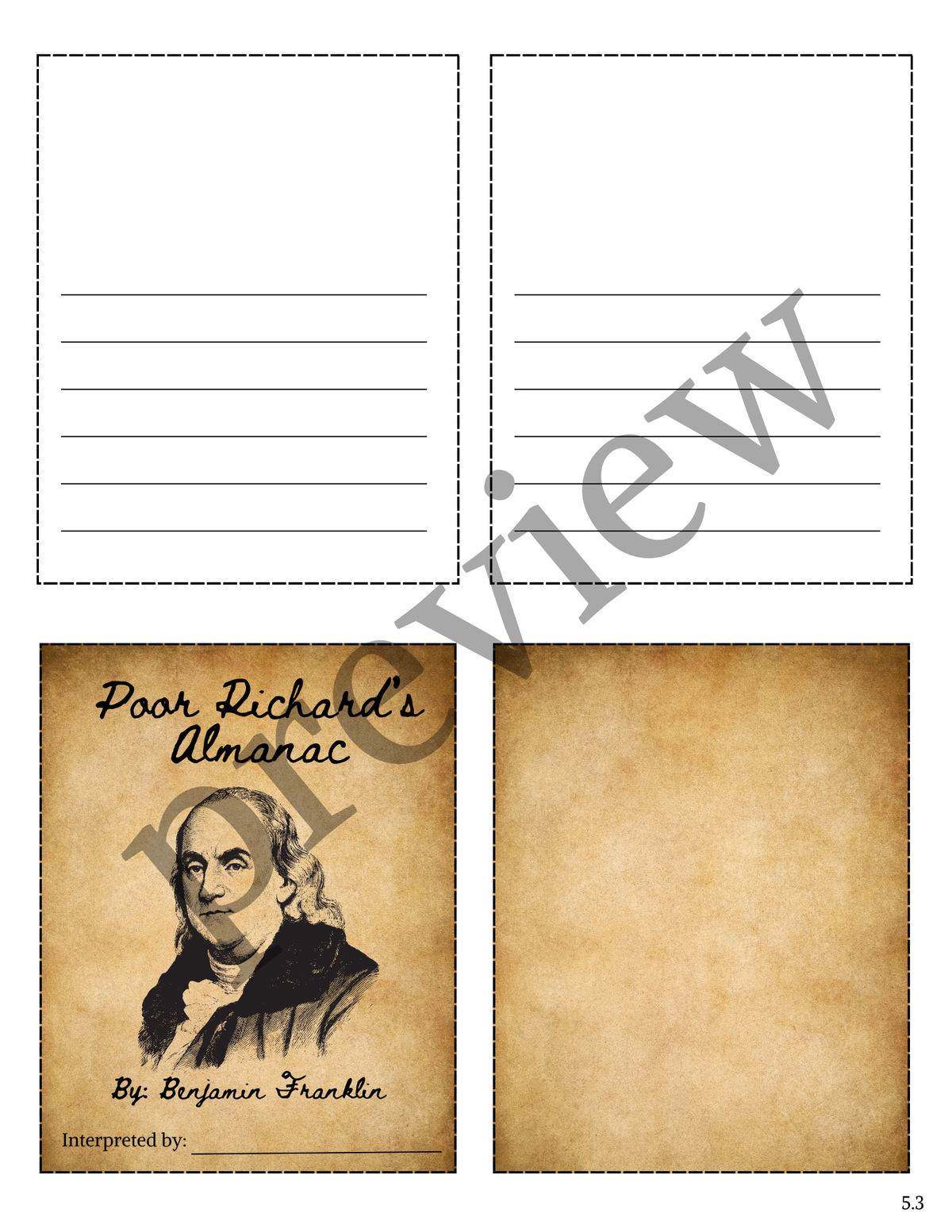 Full Year Early American History Curriculum- PRINTED + Digital
