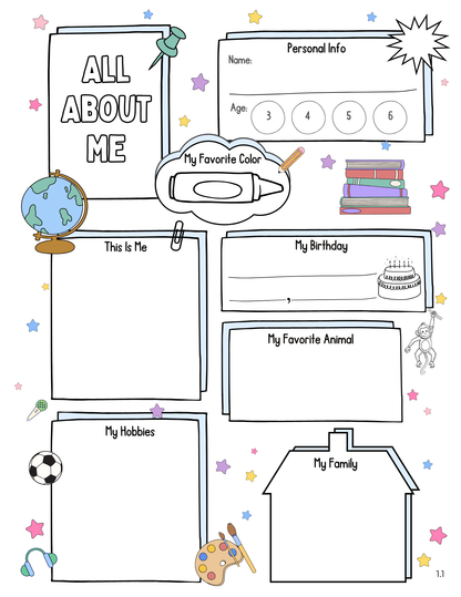 Full Year My Story Begins- TK & Kinder Curriculum- DIGITAL DOWNLOAD