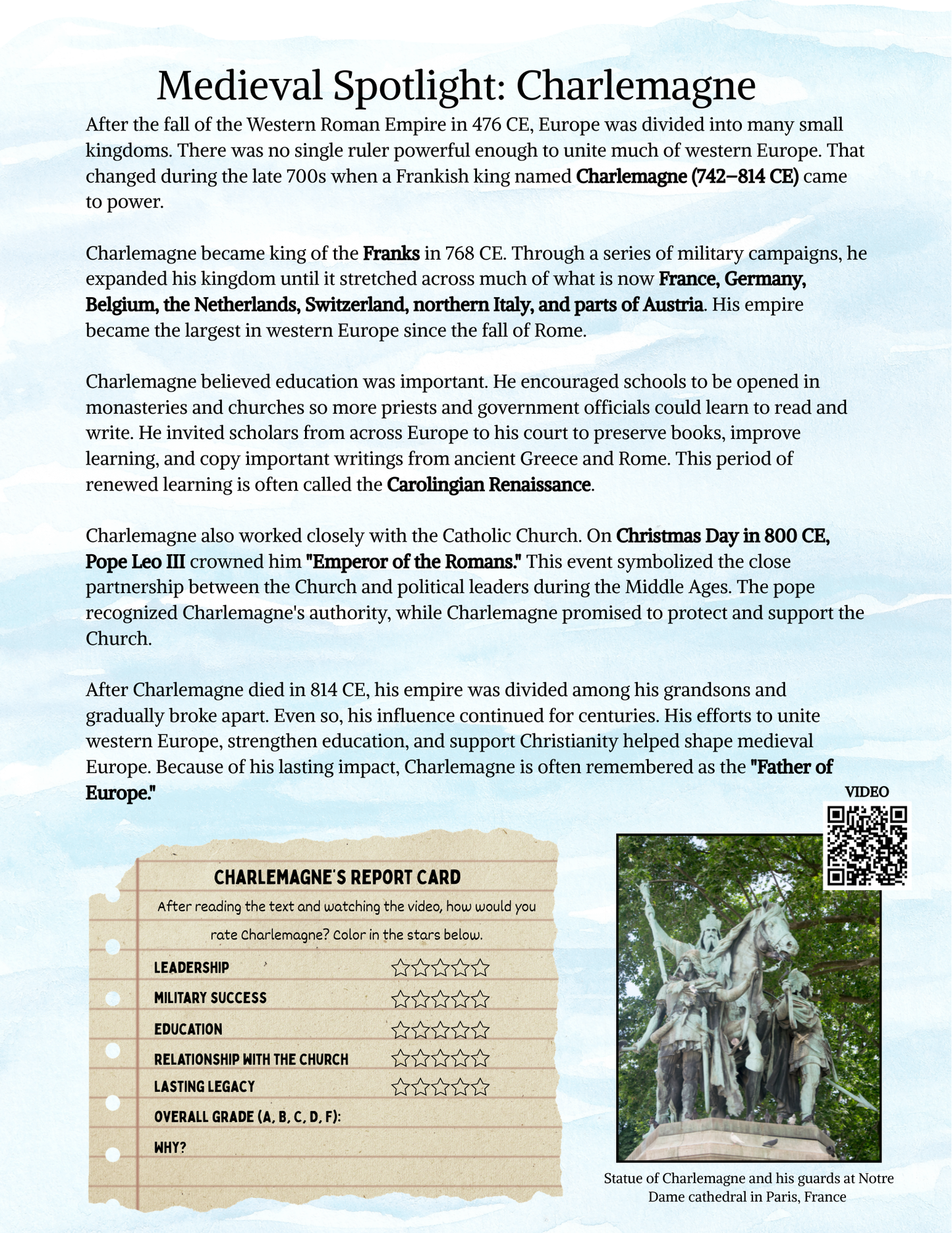 Full Year Medieval History Curriculum (Coming Soon)- PREVIEW