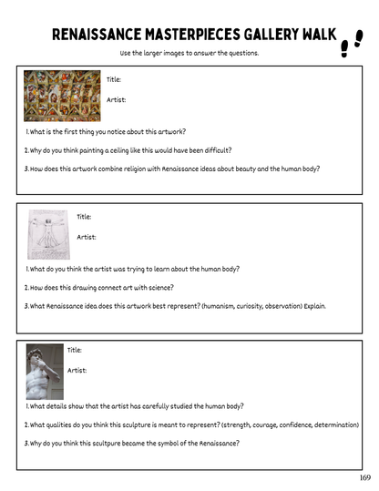Full Year Medieval History Curriculum PRINTED + Digital