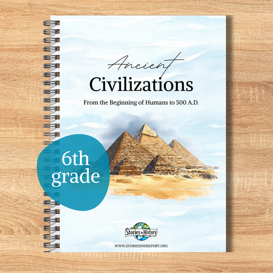Full-Year Ancient Civilizations Curriculum- PRINTED + Digital