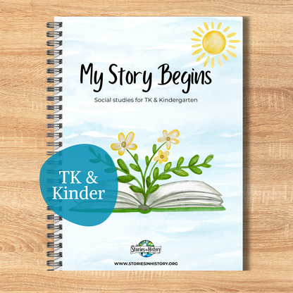 Full Year My Story Begins- TK & Kinder Curriculum- DIGITAL DOWNLOAD