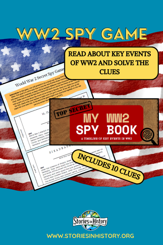 WWII Spy Game | World War Two Timeline & Puzzle Activity for Kids (Grades 5–9)