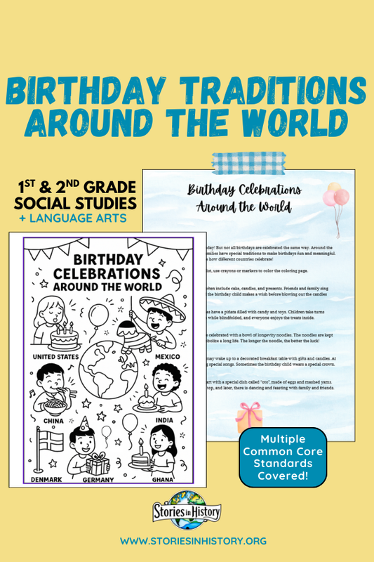 Birthday Celebrations Around the World | Read-Aloud & Coloring Page