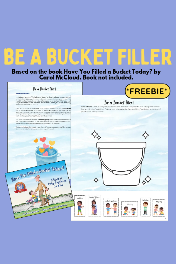 Be a Bucket Filler! | FREE Kindness Activity