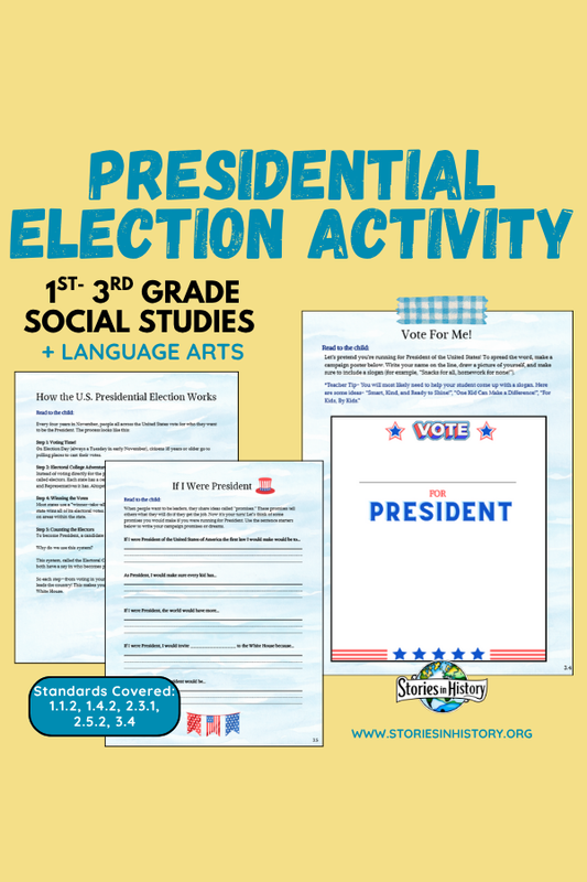 How the U.S. Presidential Election Works- Election & Civics Activity (1st–3rd)
