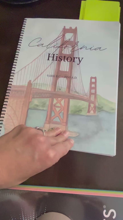 Full Year California History Curriculum- DIGITAL DOWNLOAD